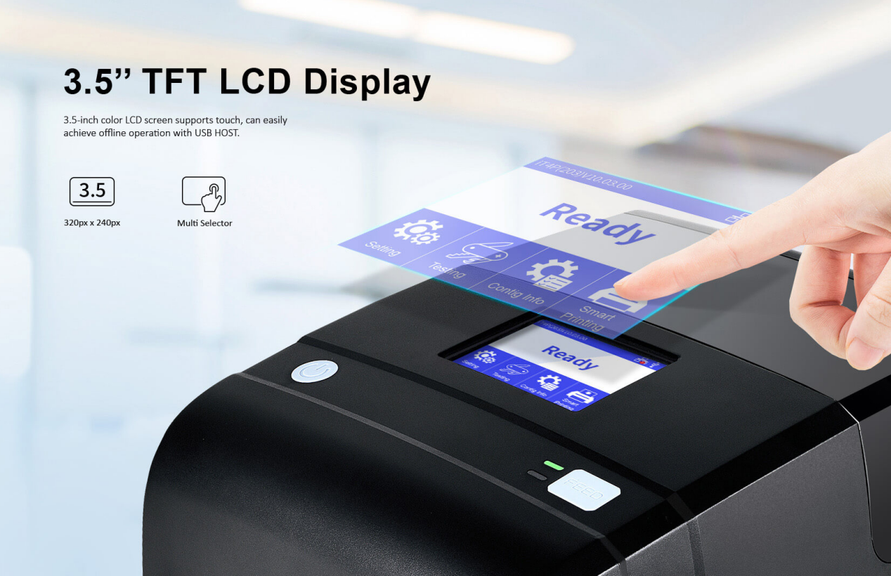 Imprimantă de etichete RFID iDPRT iT4R cu display LCD de 3,5 inch.png